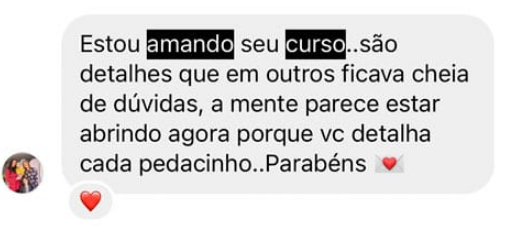 Depoimento de aluna